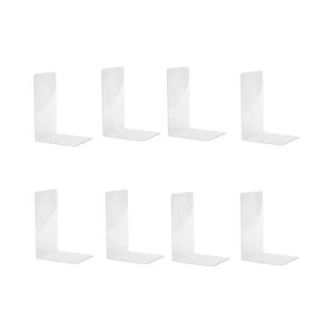 Imagem de Suportes De Livros Em Acrílico Transparente, Conjunto De 4 Ou 8 Para E