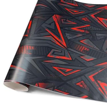 Imagem de Adesivos De Vinil Impermeáveis Cyberpunk Triangle Para Envelopamento D