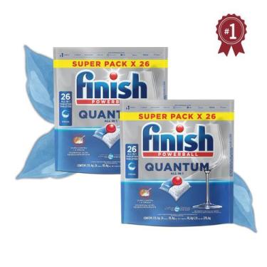 Imagem de Finish Detergente em Tablete para Lava Louças 10/26tabs Original Limpe