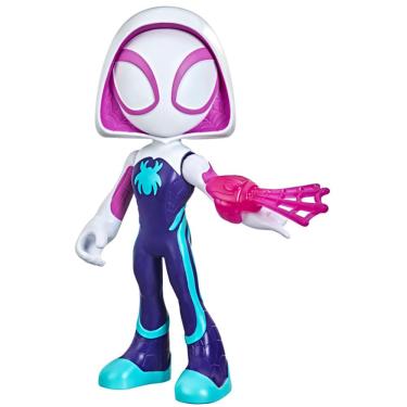Imagem de Boneco Spidey Amazing Friends Ghost Spider F3987 Hasbro - 22cm