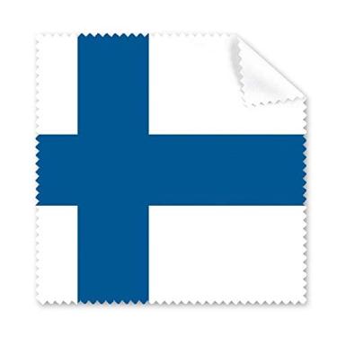 Imagem de Pano de limpeza de tela de telefone com bandeira nacional da Finlândia, 5 peças