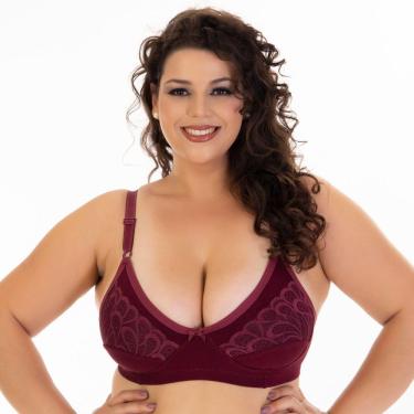 Imagem de Soutien de Algodão Plus Size sem Bojo Sustentação | Rita 4405