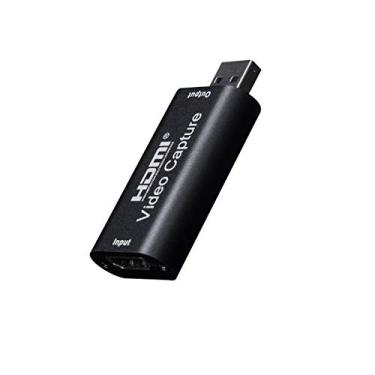 Imagem de Cartões de captura de vídeo de áudio, 1080p30hz HDMI para USB 2.0, caixa de gravação de captura compatível com sistema Windows Linux Mac OS YouTube OBS VLC Amcap para PS4/Xbox/DSLR