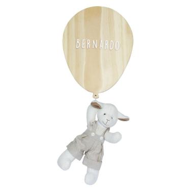 Imagem de Porta Maternidade Bexiga com Carneiro Quarto Bebê Infantil Menino