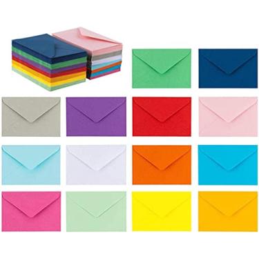 Imagem de 50 Unidades Envelopes Pequenos Coloridos Pequenos Pacotes Manga Pequena Bolsos Mini Envelope Envelopes De Casamento Garra Cartão De Casamento Papelão Colorido Imprimível