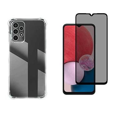 Imagem de Kit Para Galaxy A13 Capa Anti impacto + Película Privacidade (Tela 6.6) (C7COMPANY)