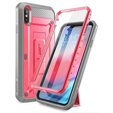 Imagem de Capa 360 Graus Capinha Case SUPCASE Para iPhone XS Max,SUPCASE Unicorn Beetle Pro Series Capa Protetora para iPhone XS Max 6,5 polegadas 2018, estojo resistente para o corpo inteiro com suporte de proteção de tela embutido (ROSA)