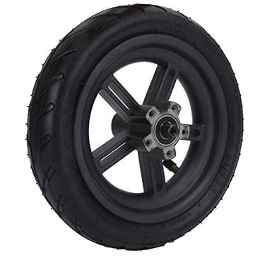 Imagem de Naroote Pneus de 21,5 x 2 cm, anti-impacto, capacidade antiderrapante, design oco pneumático para scooter elétrica
