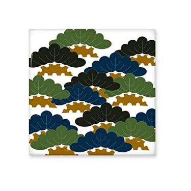Imagem de Pinheiro chinês tradicional padrão abstrato azulejo de cerâmica brilhante decalque vitrificado pedra adornada
