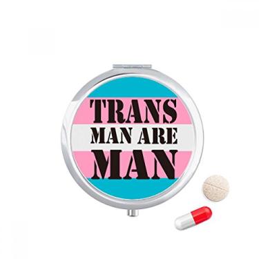Imagem de Porta-comprimidos transgêneros LGBT com suporte para homens Trans