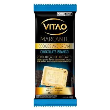 Imagem de Chocolate Branco Cookies And Cream Zero Linha Marcante 70G Display - V