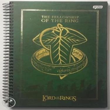 Imagem de CADERNO ESPIRAL UNIV CD 10X1 160FLS SENHOR DOS ANEIS FSC - JANDAIA - 69521-24