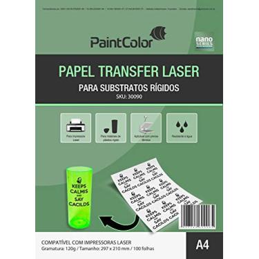 Imagem de Papel Transfer Laser Para Substratos Rígidos 120g A4 - 100 Folhas