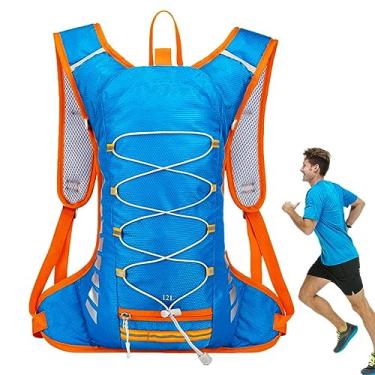 Imagem de Mochila de bicicleta, Bolsa para bicicleta de grande capacidade, Mochila de água para caminhadas, bolsa de ginástica respirável e ajustável para patinação, ciclismo, snowboard Shakven