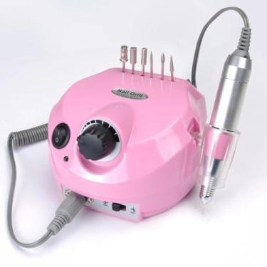 Imagem de Lixadeira Motor Elétrica Porquinho com Pedal para Unhas Nail Drill Profissional - Lixadeira Manicure Pedicure - Bivolt 110v - 220v 45.000 RPM
