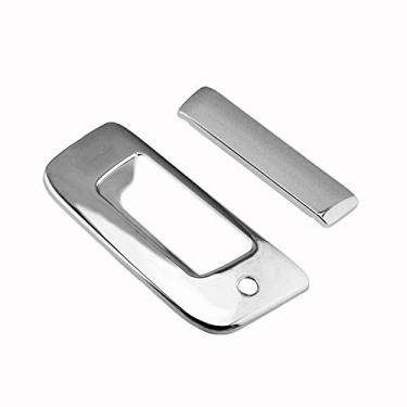 Imagem de SEGADEN Capa de maçaneta cromada para porta traseira compatível com Chevrolet Silverado GMC Sierra 2007-2013 (com fechadura sem orifício para câmera) XG7656