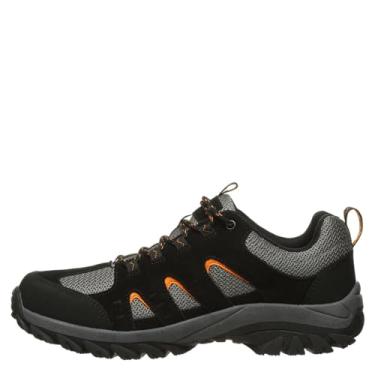 Imagem de BEARPAW Blaze masculina de várias cores | Outdoor | Bota masculina de caminhada | Bota de caminhada confortável, Preto/laranja, 9.5
