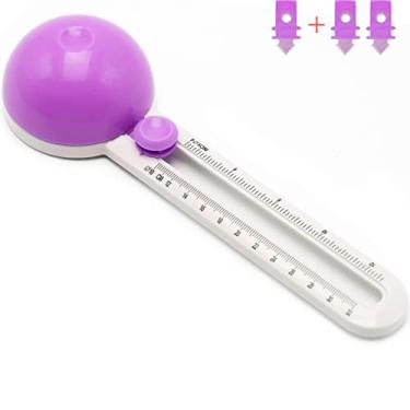 Imagem de Cortador de círculo, cortador de círculo para artesanato de papel, cortador de papel circular, cortador circular de papelão, cortador de círculo ajustável, ferramentas de corte artesanal