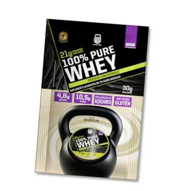 Imagem de 01 UNI. SACHÊ WHEY PROTEIN CONCENTRADO 100% PURO 30G BAUNILHA – WOD NUTRITION