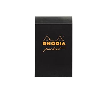 Imagem de DOT POCKET RHODIA 7,5X12 80G C/40 BLACK 8559C