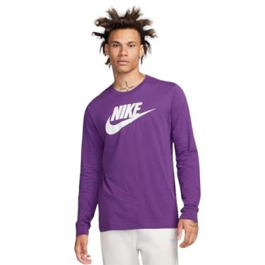Imagem de Nike Camiseta masculina 100% algodão, Cosmos roxo, G