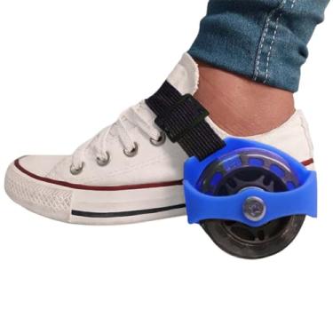 Imagem de Patins Adaptador Para Tênis Com Led Rodinhas Bh Store (Azul)