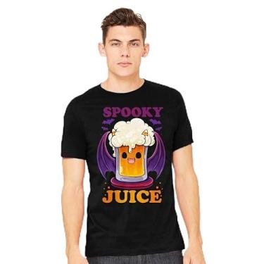 Imagem de TeeFury - Spooky Juice - Camiseta masculina Drink, Beer, Beer, Azul marino, XXG