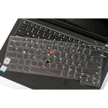 Imagem de Capa protetora para teclado compatível com Lenovo ThinkPad L380 L390 L460 L470 L480 L490 L14 35.6 cm / Thinkpad A475 L460 L470 T460 T460p T460s T470 T470p T470p T470p T460p 70s T4 80 T480S