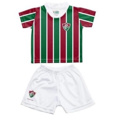 Imagem de Kit Torcida Baby Fluminense 031 S Infantil-Masculino