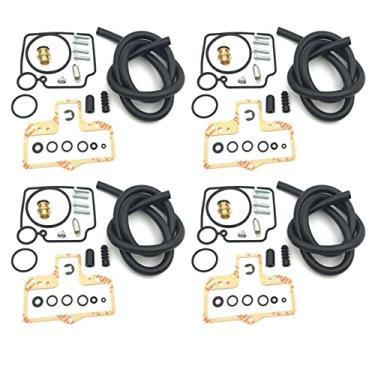 Imagem de Kit de reparo de carburador de carburador para Mikuni HSR42 HSR45 Smoothbore KHS-016 Kit de reconstrução de carburador de motor juntas de peças de reposição 4245 (Cor: 4PCS)