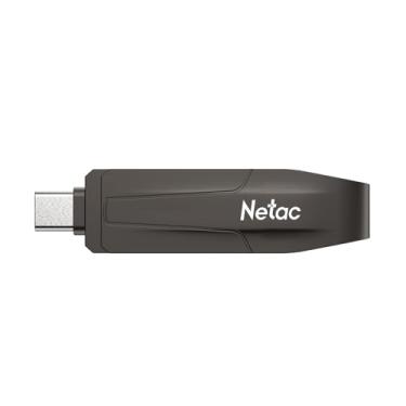 Imagem de Netac Unidade de estado sólido USB externa portátil de 256 GB, até 550 MB/s tipo c e proteção de segurança de interface dupla USB 3.2 para armazenamento de dados, expansão de armazenamento para