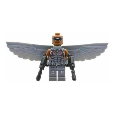 Imagem de Bloco De Montar Falcão Capitão América