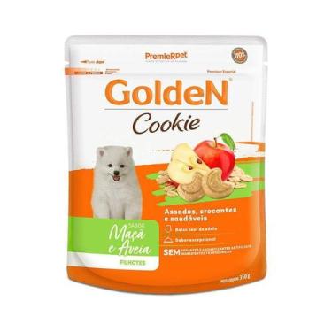 Imagem de Biscoito Golden Cookie para Cães Filhotes Sabor Maçã e Aveia 350g - 1 