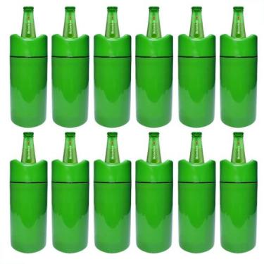 Imagem de Porta Garrafa Térmico 600ml Camisinha Para Cerveja Kit 12 unidades - L