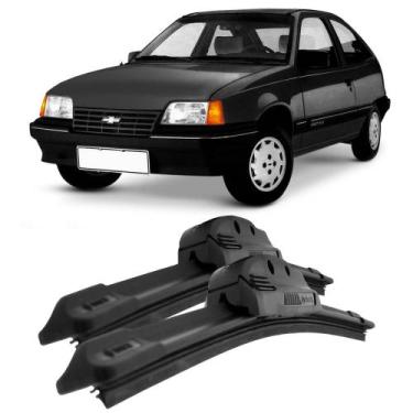 Imagem de Par Palhetas Limpador Parabrisa Kadett 89 a 98 Original Bosch Aerofit 