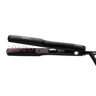 Imagem de Prancha Alisadora Mondial Tourmaline Ceramic P-15 200ºc, Preto, Bivolt