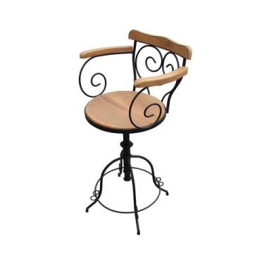 Imagem de Banqueta Cassis Regulável e Giratória - Cód 2530 - Barrocarte