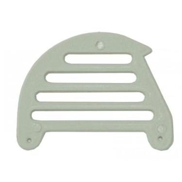 Imagem de Passarinheira Plástica para Telha Romana Cinza Embalagem com 100 unida