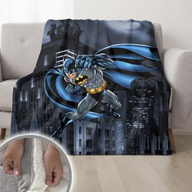 Imagem de Cobertor Batman Infantil Duplo Pele De Carneiro 155x240cm - ESPAÇO CAS