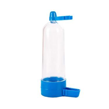 Imagem de Bebedouro Jel Plast Pet Piu Azul para Pássaros - Tamanho Médio - Jel P