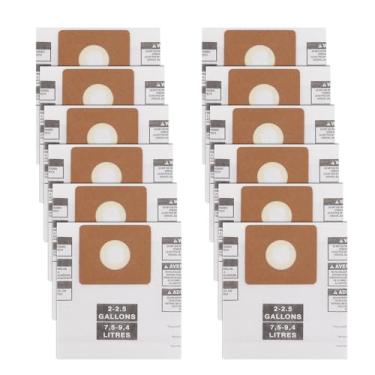 Imagem de Sacos de filtro 90668 compatíveis com Shop Vac Aspirador de pó molhado/seco de 2-2,5 galões - Saco de vácuo tipo B para coleta de poeira - Todo QAM70 Parte # 90668/549712 9066800 9066833 L250