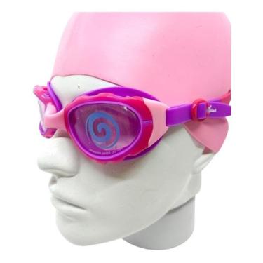 Imagem de Kit Natação Oculos E Touca Infantil Menina 2 Anos+ Speedo, Touca swinj