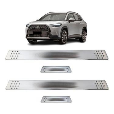 Imagem de Soleira para Porta Lateral Tuning Esportiva para carros 4 Portas (ABS)