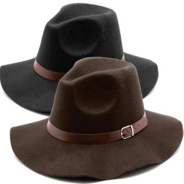 Imagem de Chapéu Fedora Floppy Feltro Aba Média Cata Ovo Unissex - Atacadão Têxt