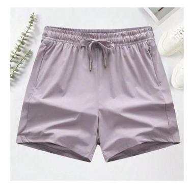 Imagem de Shorts feminino de treino Dry Fit Para Academia esportivo casual Tecid