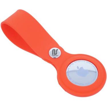Imagem de Capa Case  Nsmart compatível com Airtag Air Tag Chaveiro, Laranja