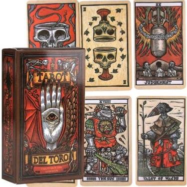 Imagem de Tarot Del Toro Deck Tarô Do Cineasta Del Toro Baralho de Cartas de Orá
