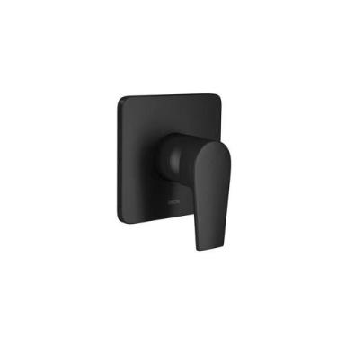Imagem de Acabamento Monocomando Level Chuveiro Bp/ap Black Matte - Deca - DECA 
