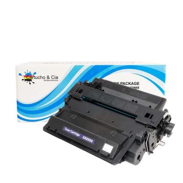 Imagem de Toner Compatível Ce255a Ce255AB P3015n P3015dn P3016 6K - Cartucho & C