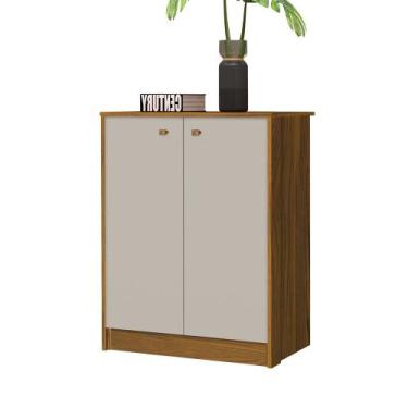 Imagem de Balcão Office Multiuso Organizador Funcional Freijó Off White - Esquil